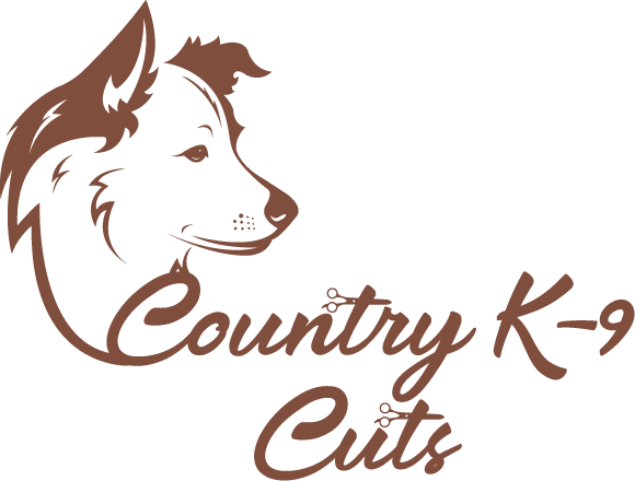 Country K-9 Cuts logo - brown